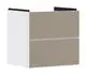Hansgrohe-HG-Xevolos-E-Waschtischunterschrank-Mattweiss-580-475-mit-2-Schubkaesten-fuer-Waschtisch-Bronze-Struktur-54175390 gallery number 1